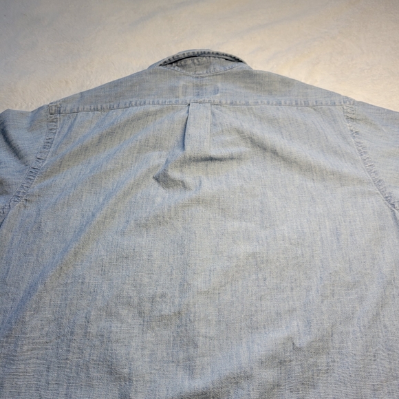 Ralph Lauren Denim Shirt Mens Size XL Classic Fit Blue Color Pony Logo Western - Picture 3 of 7